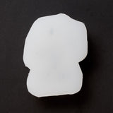 2PCS DIY Candle Making Silicone Molds, Resin Casting Molds, Nendoroid, White, 8x6.5x2.7cm