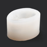 2PCS DIY Candle Holder Silicone Molds, Resin Casting Molds, Nuggets, for DIY Soap & Candle Jewelry Making, White, 8.9x7.2x4.9cm, Inner Diameter: 4.7cm