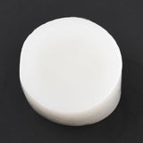 2PCS DIY Candle Holder Silicone Molds, Resin Casting Molds, Column, for DIY Soap & Candle Jewelry Making, White, 8.6x5.6cm, Hole: 5mm, Inner Diameter: 7.6cm