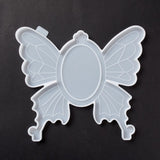 Butterfly Photo Frame Silicone Molds, Resin Casting  Molds, for UV Resin, Epoxy Resin Jewelry Making, White, 172x200x9mm, Photo Tray: 85x60mm