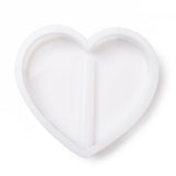 Heart Display Holder Silicone Molds, for Test Tube of Water Planting, Resin Casting Molds, White, 170x180x34mm, Inner Diameter: 130x160mm