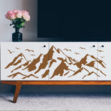 Mountain Pattern Drawing Painting Stencils