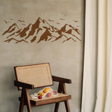 Mountain Pattern Drawing Painting Stencils