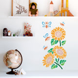 Sunflower Pattern Drawing Painting Stencils