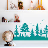 Forest Theme Drawing Painting Stencils