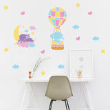 Hot Air Balloon Drawing Painting Stencils with Paint Brush