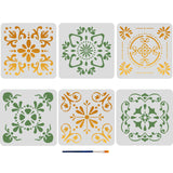 Bohemian Tile Drawing Painting Stencils