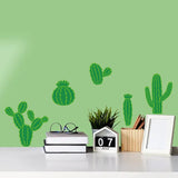 Cactus Drawing Painting Stencils with 1Pc Art Paint Brushes