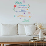 Word Drawing Painting Stencils with 1Pc Art Paint Brushes