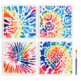 Tie-dye Theme Drawing Painting Stencils