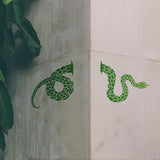 Snake Drawing Painting Stencils with Paint Brush