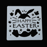 Easter Theme PET Drawing Painting Stencils