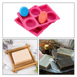 1 Set Food Grade Silicone Vein Molds, Fondant Molds, For DIY Cake Decoration, Chocolate, Candy, Soap Making, Oval and Rectangle with Flower & Leaf Pattern, Fuchsia, 2pcs/set