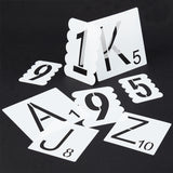 Letter A~Z & Number 0~9 Plastic Drawing Stencil