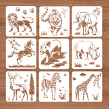 Animal Pattern Drawing Painting Stencils