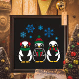 Penguin Pattern Drawing Painting Stencils