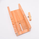 1 Set Pine Soap Making Cutting Tool, Soap Mold, BurlyWood, 249x116.5x84.5mm, Accessories: 81x24x32.5mm