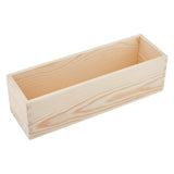 1 pc Wooden Box, Soap Mold Wooden Box without Lid Top, Rectangle Storage Box for Soap Making, 11