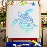 Sea Turtle Pattern Drawing Painting Stencils