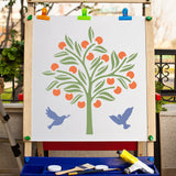 Tree Pattern Drawing Painting Stencils