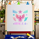 Independence Day  Eagle Pattern Drawing Painting Stencils