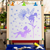 Fairy Pattern Drawing Painting Stencils
