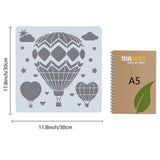 Hot Air Balloon Pattern Drawing Painting Stencils