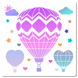 Hot Air Balloon Pattern Drawing Painting Stencils