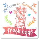 Farm Fresh Eggs Drawing Painting Stencils