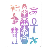 Egypt Theme Drawing Painting Stencils