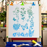 Sunflower Pattern Drawing Painting Stencils