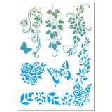 Sunflower Pattern Drawing Painting Stencils