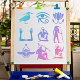 Egypt Theme Drawing Painting Stencils
