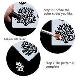 Grass Pattern Drawing Painting Stencils