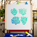 Grass Pattern Drawing Painting Stencils