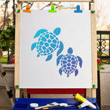 Sea Turtle Pattern Drawing Painting Stencils