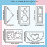 Mixed Shapes Cutting Dies, 5pcs/set