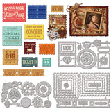 Vintage Stamp Theme Cutting Dies