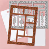 Christmas Theme Carbon Steel Cutting Dies Stencils, for DIY Scrapbooking, Photo Album, Decorative Embossing Paper Card, Greeting Card Mold, Mixed Shapes, 104~154x105~110x0.8mm, 4pcs/set