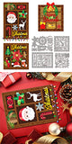 Christmas Theme Carbon Steel Cutting Dies Stencils, for DIY Scrapbooking, Photo Album, Decorative Embossing Paper Card, Greeting Card Mold, Mixed Shapes, 104~154x105~110x0.8mm, 4pcs/set