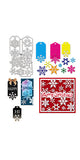 Christmas Theme Carbon Steel Cutting Dies Stencils, for DIY Scrapbooking, Photo Album, Decorative Embossing Paper Card, Greeting Card Mold, Snowflake, 187x106x0.8mm