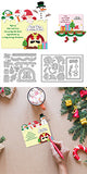 Christmas Theme Carbon Steel Cutting Dies Stencils, for DIY Scrapbooking, Photo Album, Decorative Embossing Paper Card, Greeting Card Mold, Mixed Shapes, 99~103x116~150x0.8mm, 2pcs/set