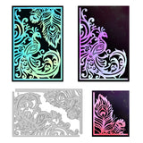 Peacock Carbon Steel Cutting Dies Stencils, for DIY Scrapbooking, Photo Album, Decorative Embossing Paper Card, Peacock, 159x109x0.8mm