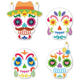 Cinco de Mayo Carbon Steel Cutting Dies Stencils, for DIY Scrapbooking, Photo Album, Decorative Embossing Paper Card, Sugar Skull, 81~94x104~157x0.8mm, 2pcs/set