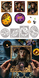 Halloween Theme Carbon Steel Cutting Dies Stencils, for DIY Scrapbooking, Photo Album, Decorative Embossing Paper Card, Mixed Shapes, 110~142x110x0.8mm, 4pcs/set