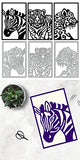 Animals Carbon Steel Cutting Dies Stencils, for DIY Scrapbooking, Photo Album, Decorative Embossing Paper Card, Mixed Shapes, 135x90x0.8mm, 3pcs/set