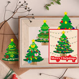 Christmas Tree Carbon Steel Cutting Dies Stencils, for DIY Scrapbooking, Photo Album, Decorative Embossing Paper Card, 138x110x0.8mm