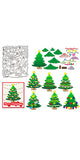 Christmas Tree Carbon Steel Cutting Dies Stencils, for DIY Scrapbooking, Photo Album, Decorative Embossing Paper Card, 138x110x0.8mm