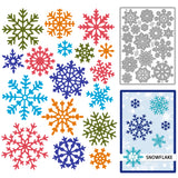 Snowflake Carbon Steel Cutting Dies Stencils, for DIY Scrapbooking, Photo Album, Decorative Embossing Paper Card, 144x104x0.8mm