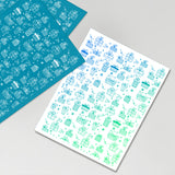 Gift Pattern Silk Screen Printing Stencil